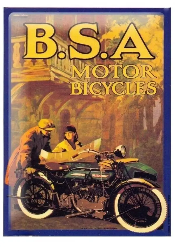 

Мотоцикл BSA, металлический налет/знак, паб, бар, мужская пещера, новый подарок