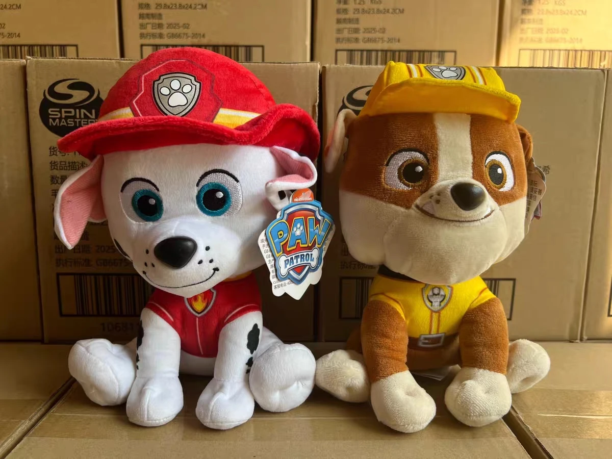 Paw Patrol Plush Toy Chase Skye Marshall Tracker Everest Rocky Zuma Rubble
