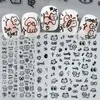 4pcs Cartoon Cute Cat Nail Art Sliders 3D Graffiti Dog Rabbit Heart Star Nail Sticker Kawaii Flower Butterfly Bow Manicure Decal 1