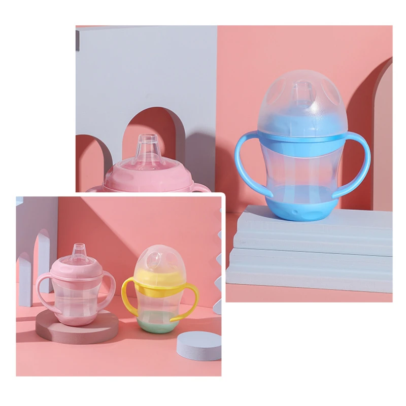 160ML Sippy Cup Leak-Proof Safety Feeding Duckbill Bottle Kids Baby Training Drinking Bottles Cups Infant Water Milk Bottle