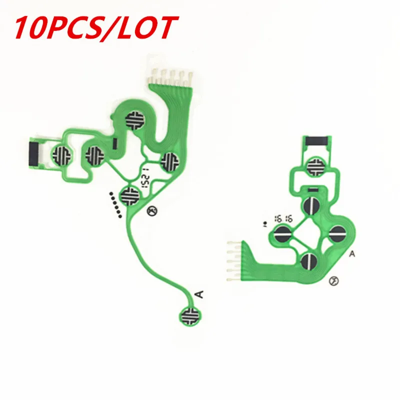 

10PCS NEW Version Replacement Conductive Film Keypad flex Cable Ribbon Circuit Board for SONY Dualshock 4 PS4 JDM-030 Controller