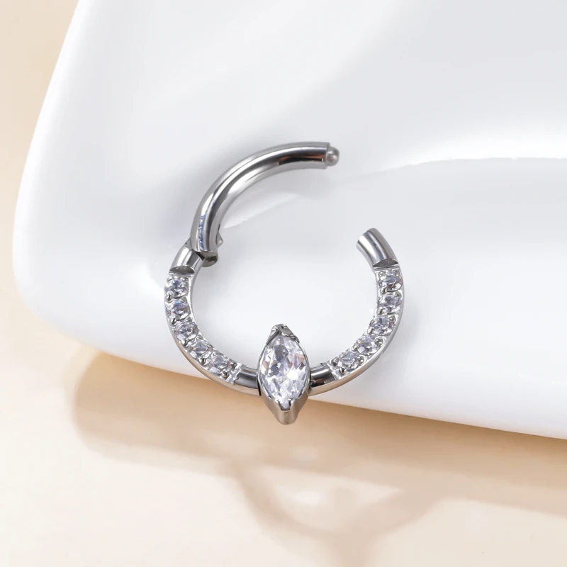 Buy Shaya by CaratLane Multi-Color Sterling Silver Nose Ring online