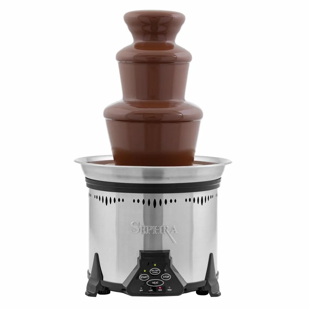 "Elite" Home Chocolate Fountain. 18", 4 Pin, Removeable Bowl Model. Up to 6lb Chocolate, great for up to 50 guest