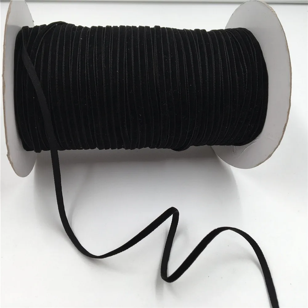 5Yards Nylon Velvet Ribbon Golden Single Face Handmade Gift Bouquet Wrapping Home Party Decoration Christmas