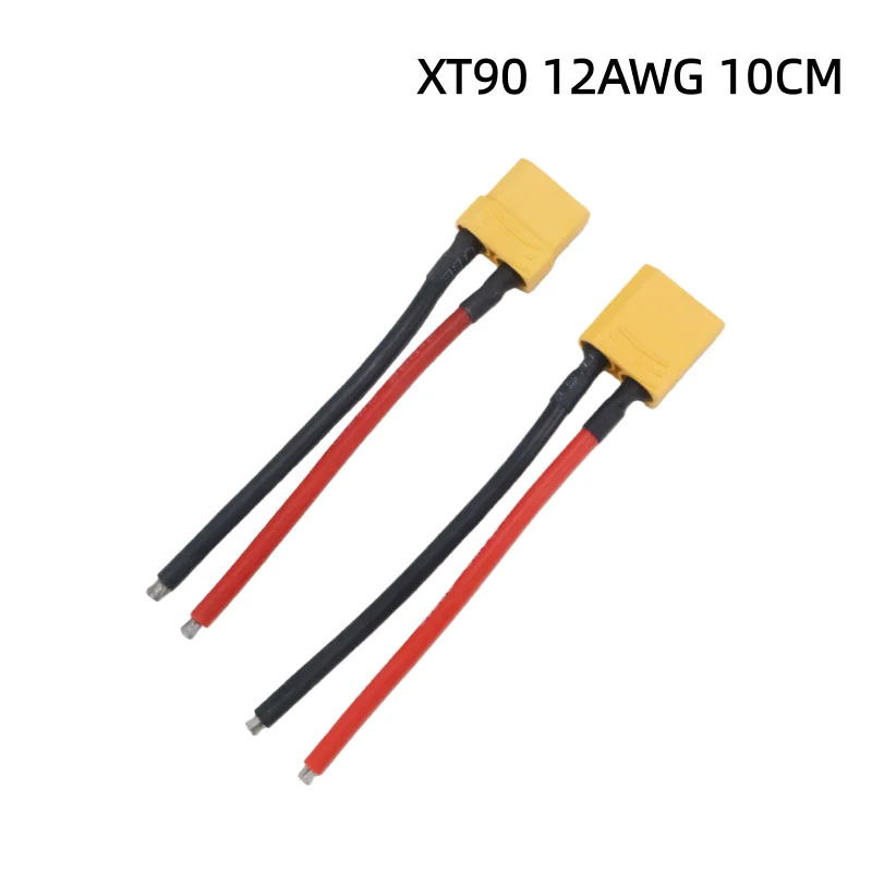 Lot de connecteurs XT90 mâle/femelle 12AWG 10cm pour batterie RC