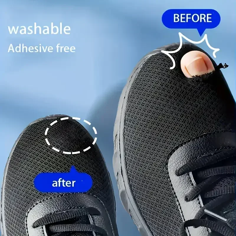 Front patch self-adhesive sneaker mesh patch heel sticker shoe repair patches