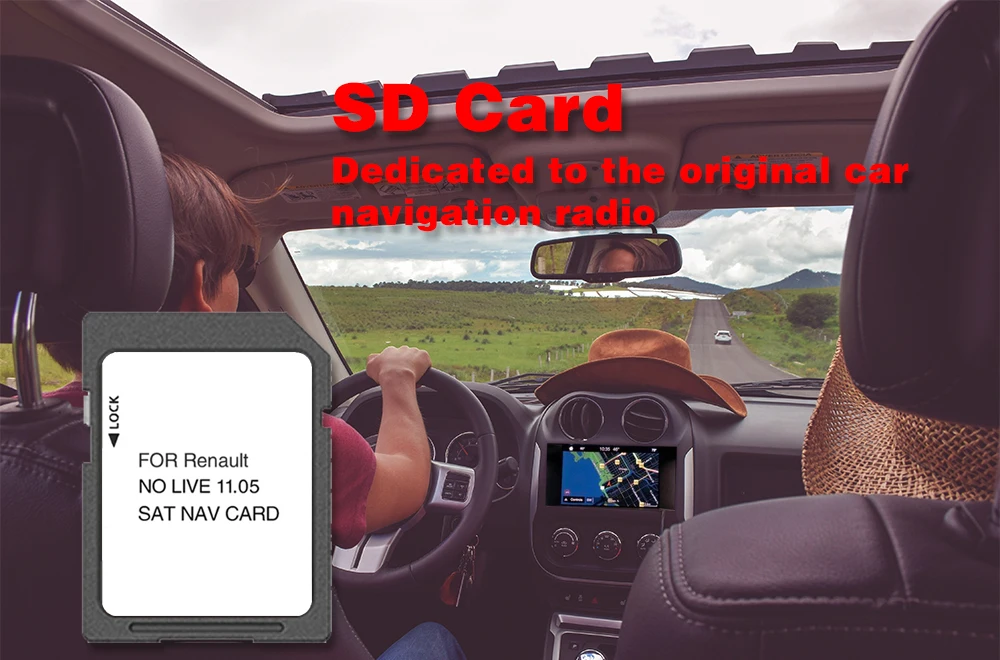 Carminat 11.05 르노 마스터 2008 2010 차량 지도 소프트웨어 업데이트 데이터, Sat Nav 메모리 SD 카드, 독일 폴란드 네덜란드