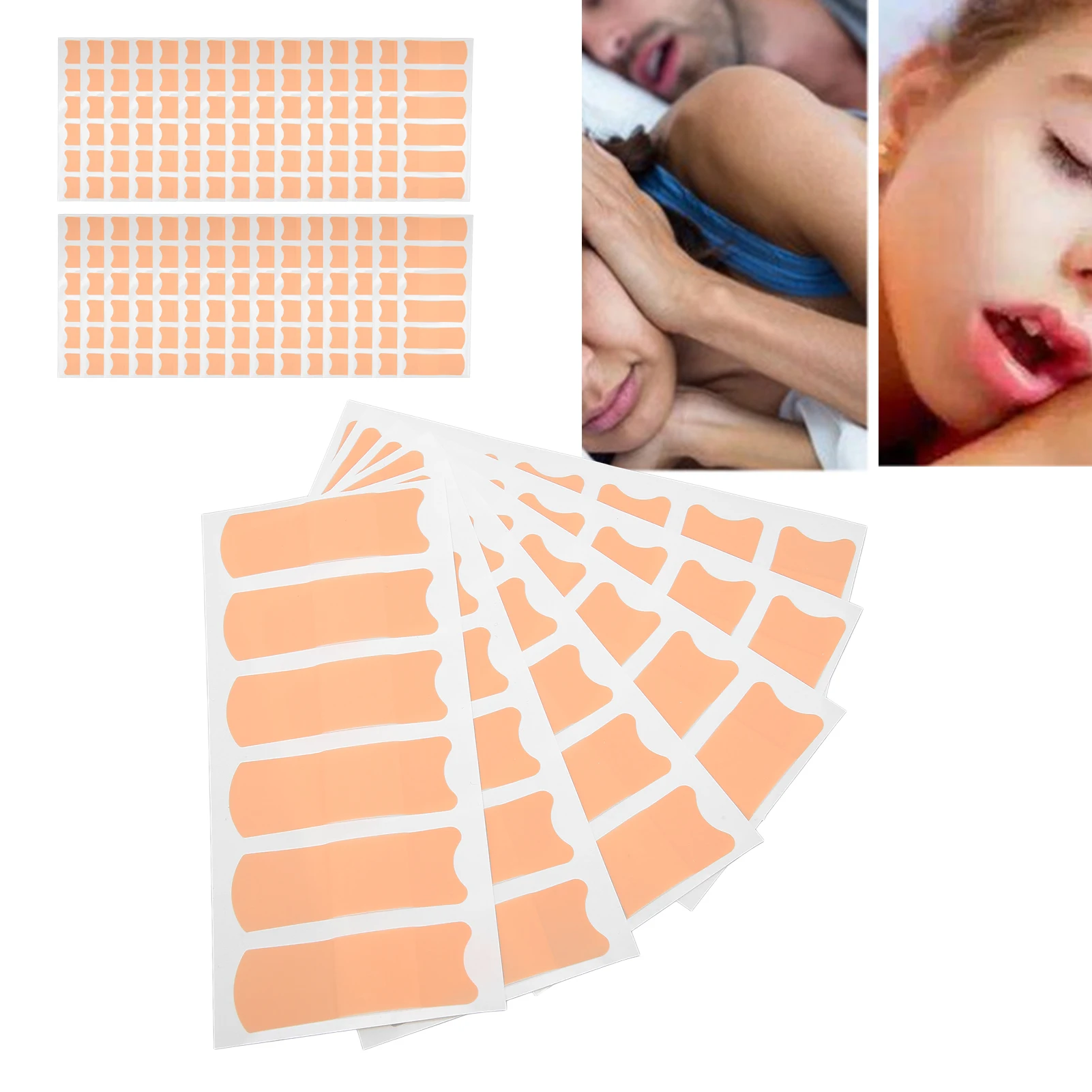 

180Pcs Anti Snoring Sleep Strips Disposable Mouth Strips Tape Reduce Mouth Dryness Sore Throat Snoring Solution Health Care