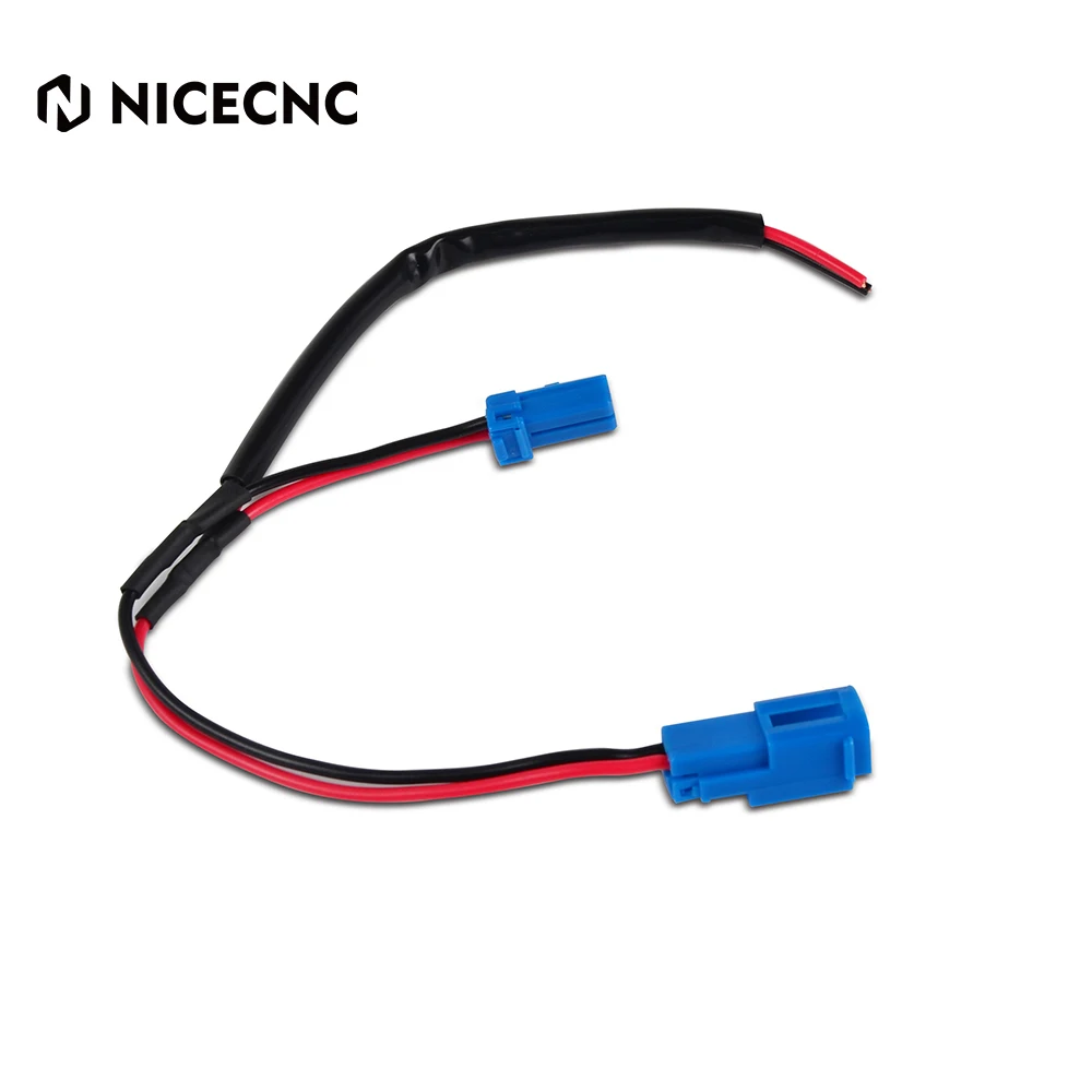 NICECNC ATV Power Port Wiring Pigtail Wire Plug Harness Line For Can-Am Maverick X3 R 4x4 XDS XRS Turbo DPS Max R 1 3 5pcs motorcycle rubber frame securing cable wiring harness power cord tie clutch line brake cable ties elastic fix stripes