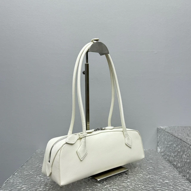 2025 New Genuine Leather Women's Shoulder Bag Large Capacity Cowhide Handbag Long Strip Baguette Bag Female sac à main femme 2