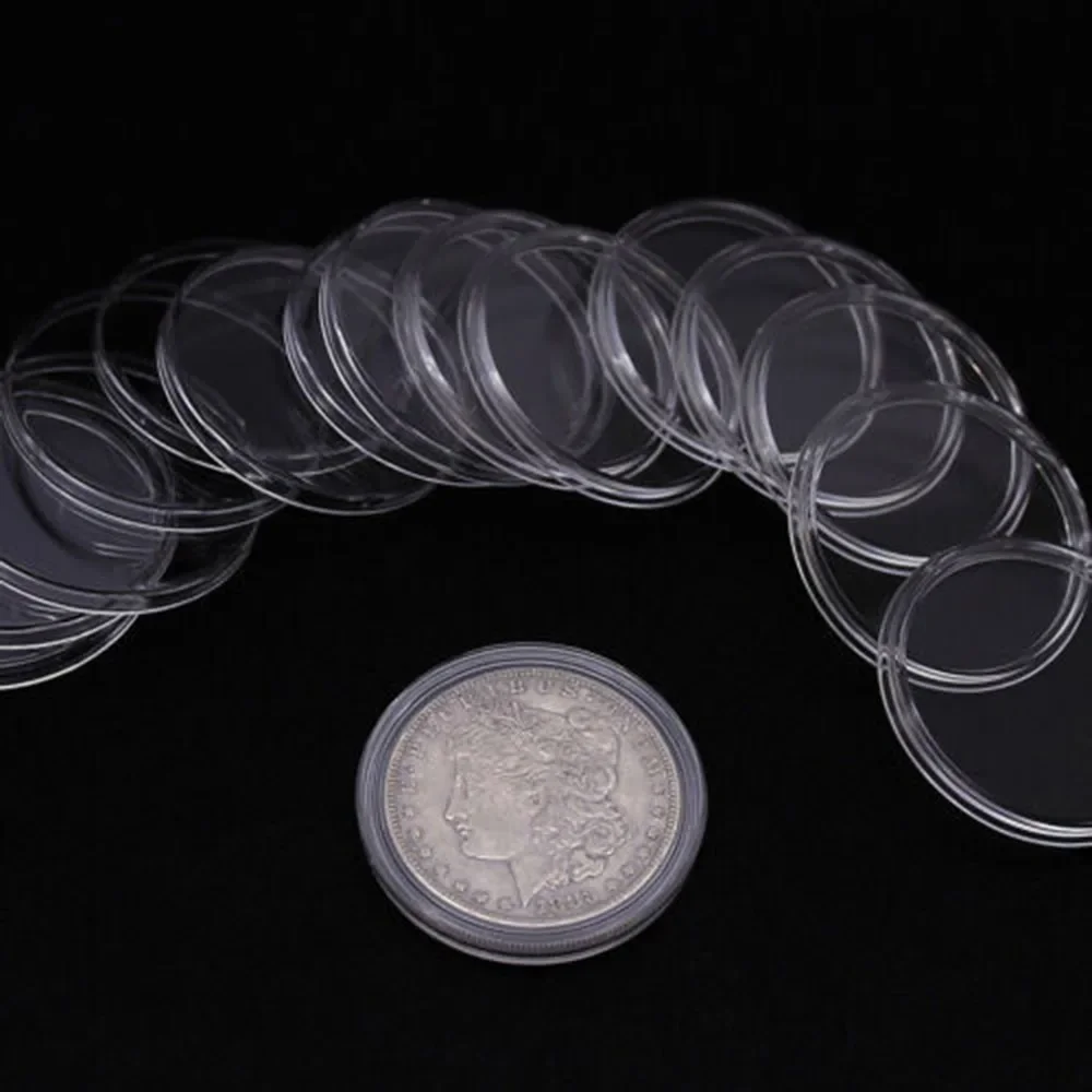 Capsules pour pièces de de monnaie CAPS 50 Pence 27,3 mm, paquet de 10