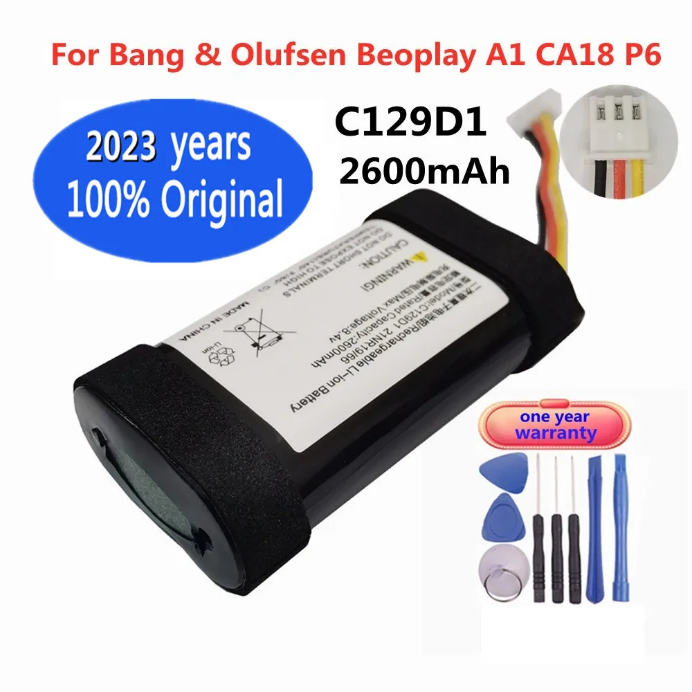 Originale C129D1 2600Mah Altoparlante Bluetooth Batteria Ricaricabile Per Bang & Olufsen Beoplay A1 Ca18 P6 Player Altoparlante Bateria