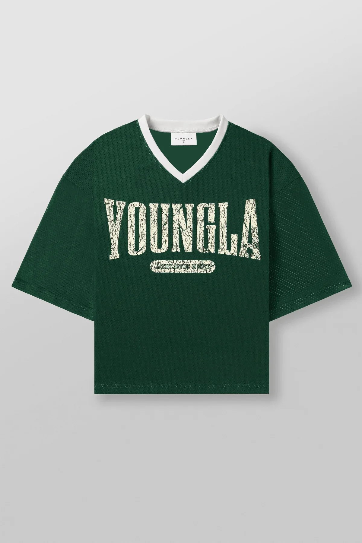 Young American tide brand oversized 2024 T-shirt men's exercise and fitness quick-drying breathable large printed short-sleeved 3