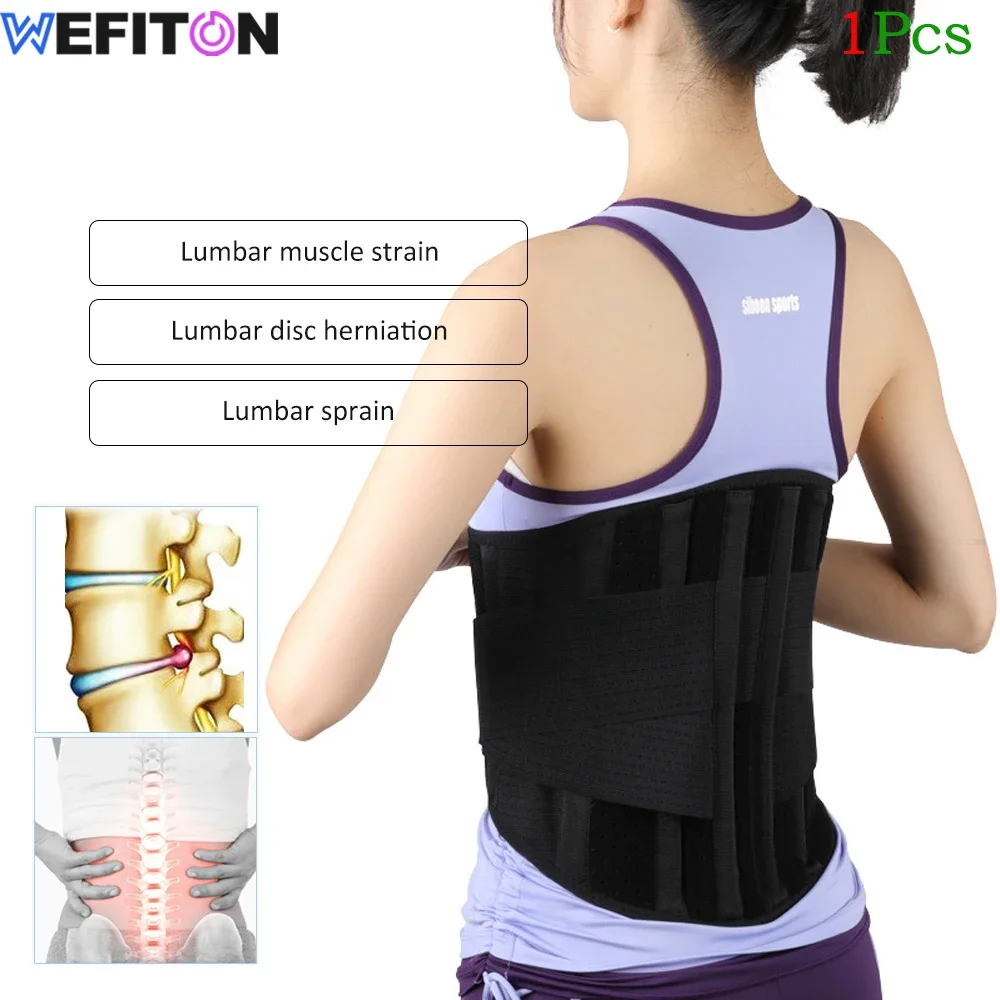 

1Pcs Back Support Belts Lower Back Brace for Back Pain Relief - Lumbar Supports Waist for Men Women for Herniated Disc,Scoliosis