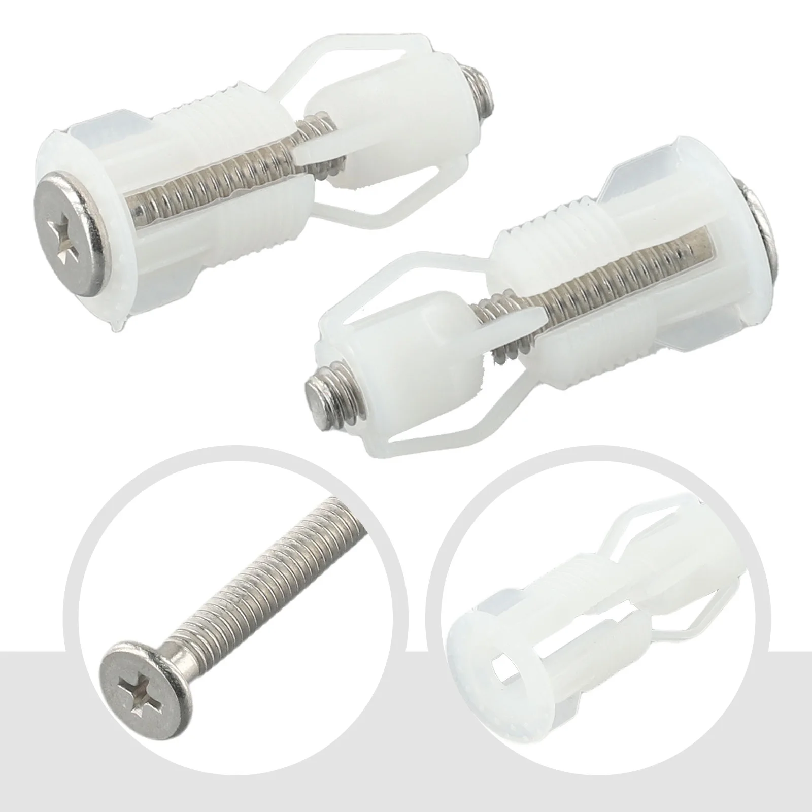 Toilet Seat Accessories Top Fix Toilet Seat Screws Universal Bathroom Accessories Replacement Fixing WC Blind Hole Fitting Kits