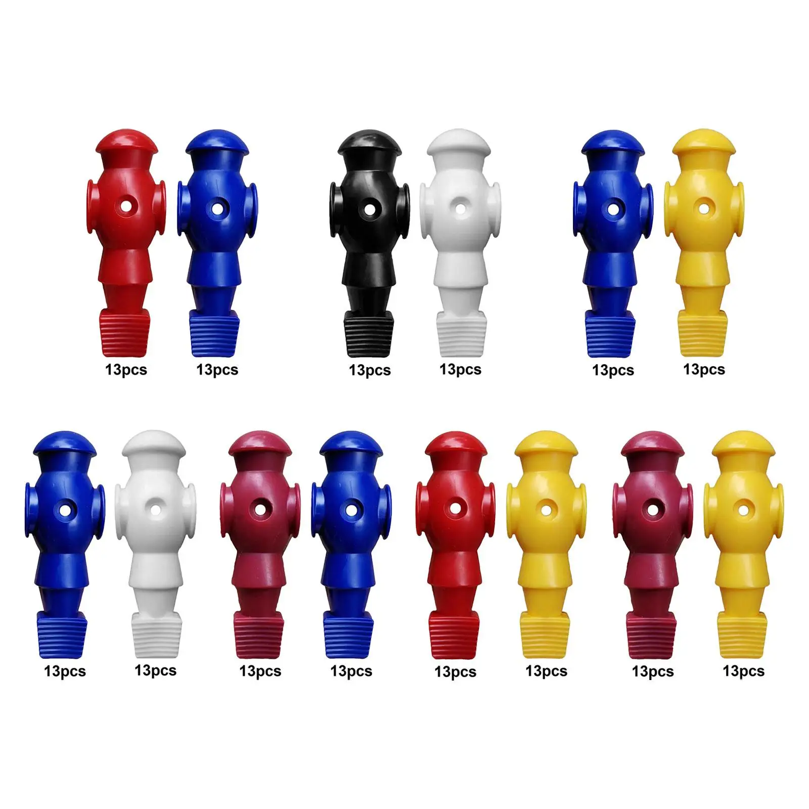

26x Table Soccer Men Player Toys Table Foosball Player Replacement Foosball