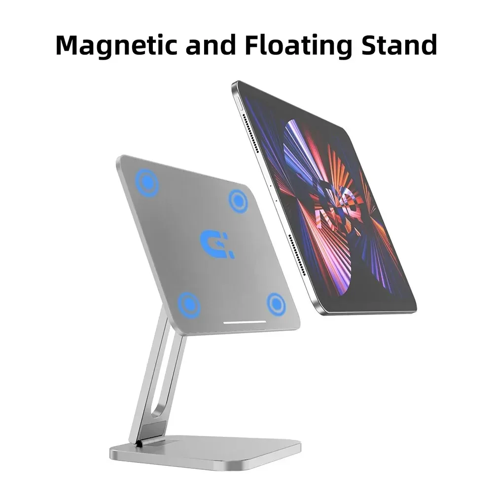 Xnyocn Tablet Stand 360 Rotation Aluminum Alloy Suspended