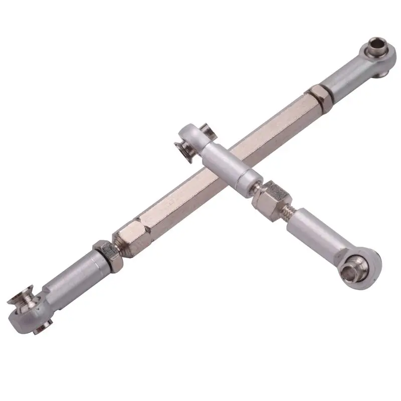 RC 스티어링 로드 CNC 가공 알루미늄 합금 스티어링 링키지 로드 세트 WPL 1608T RC 트럭 RC 스티어링 링키지 세트