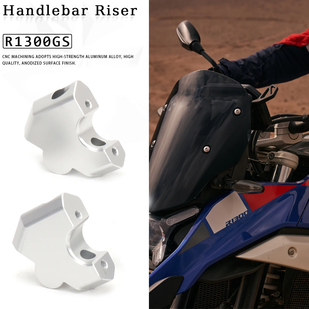 

For BMW R1300GS R1300 GS R 1300 GS 2023 2024 Motorcycle Accessories Handle Bar Riser Clamp Extend Handlebar Adapter Mount