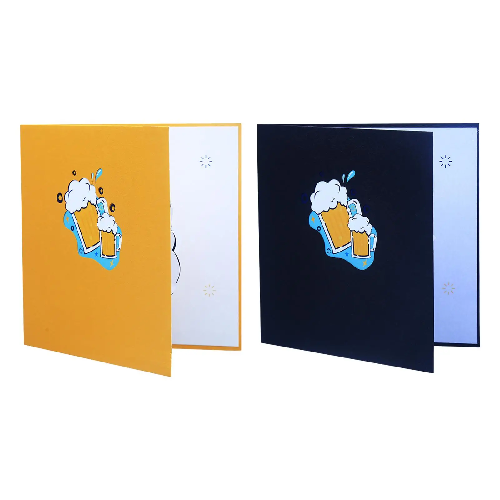 Father's Day Greeting Card 3D Dad Beer Mug Beer Mug Greeting Card for Wedding Engagement Valentines Holiday Thanksgiving