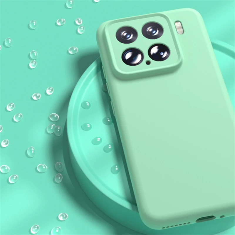 Shockproof Liquid Silicone Magnetic Wireless Charging Case - Solid Color Cover