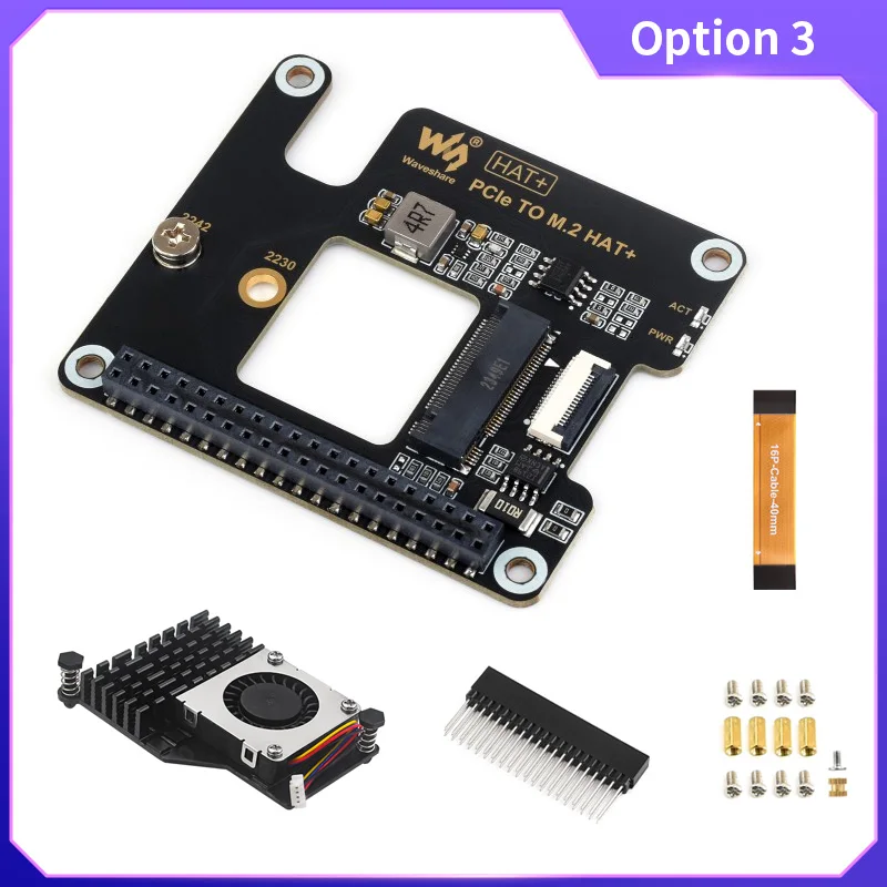 Alta Velocidade, PCIe para M.2 HAT, NVME,