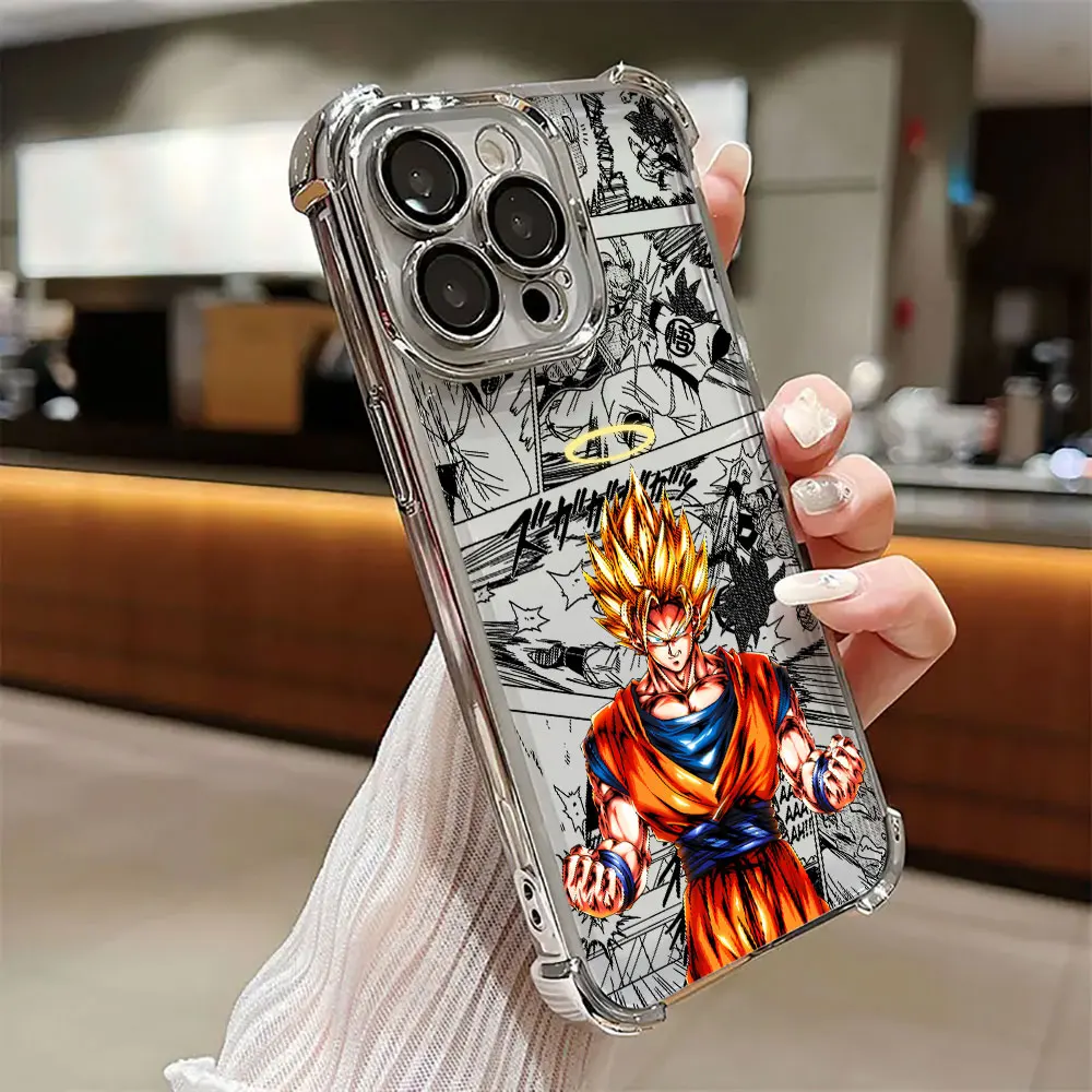 Anime Goku Super Saiyan Anti-Fall Airbag Phone Case