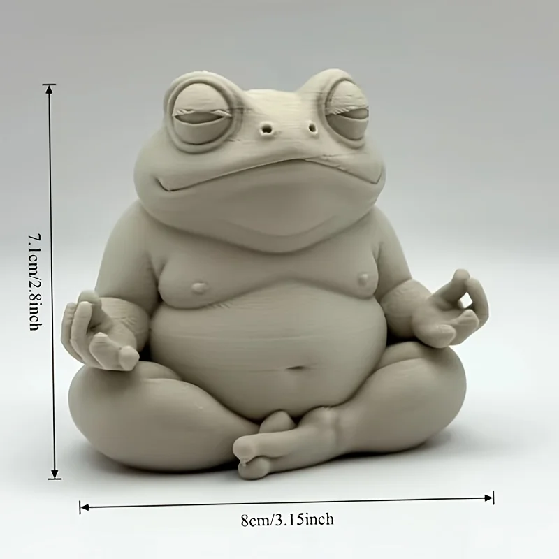 Chubby Zen Frog Decor 4