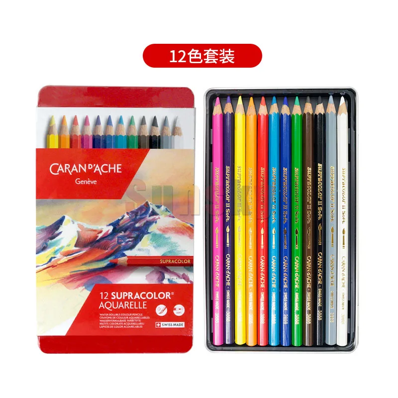 Caran d'Ache Supracolor Soft Aquarelle Coloured Pencils 30 Set