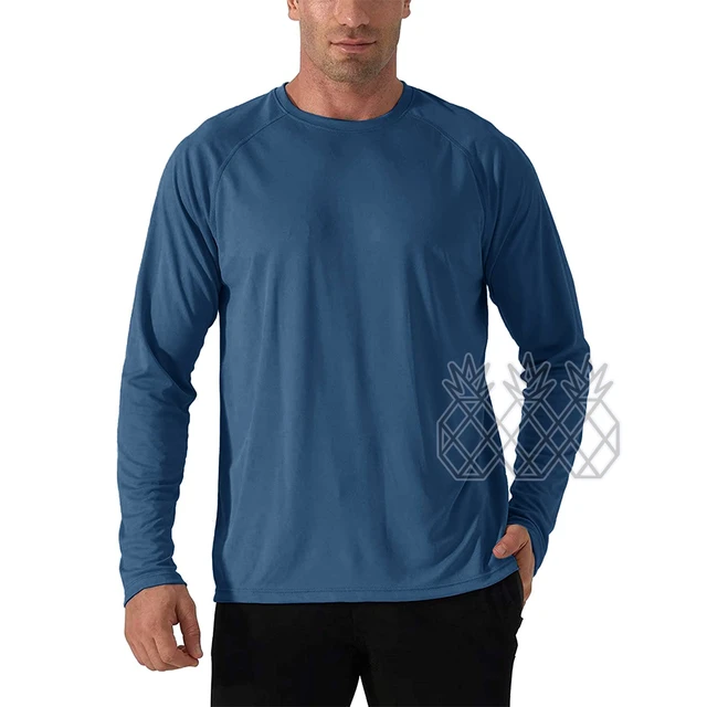 Fishing Shirt Solid Color Anti-uv Breathable Coat Long Sleeve Tee T-Shirts  For Fishing Clothing