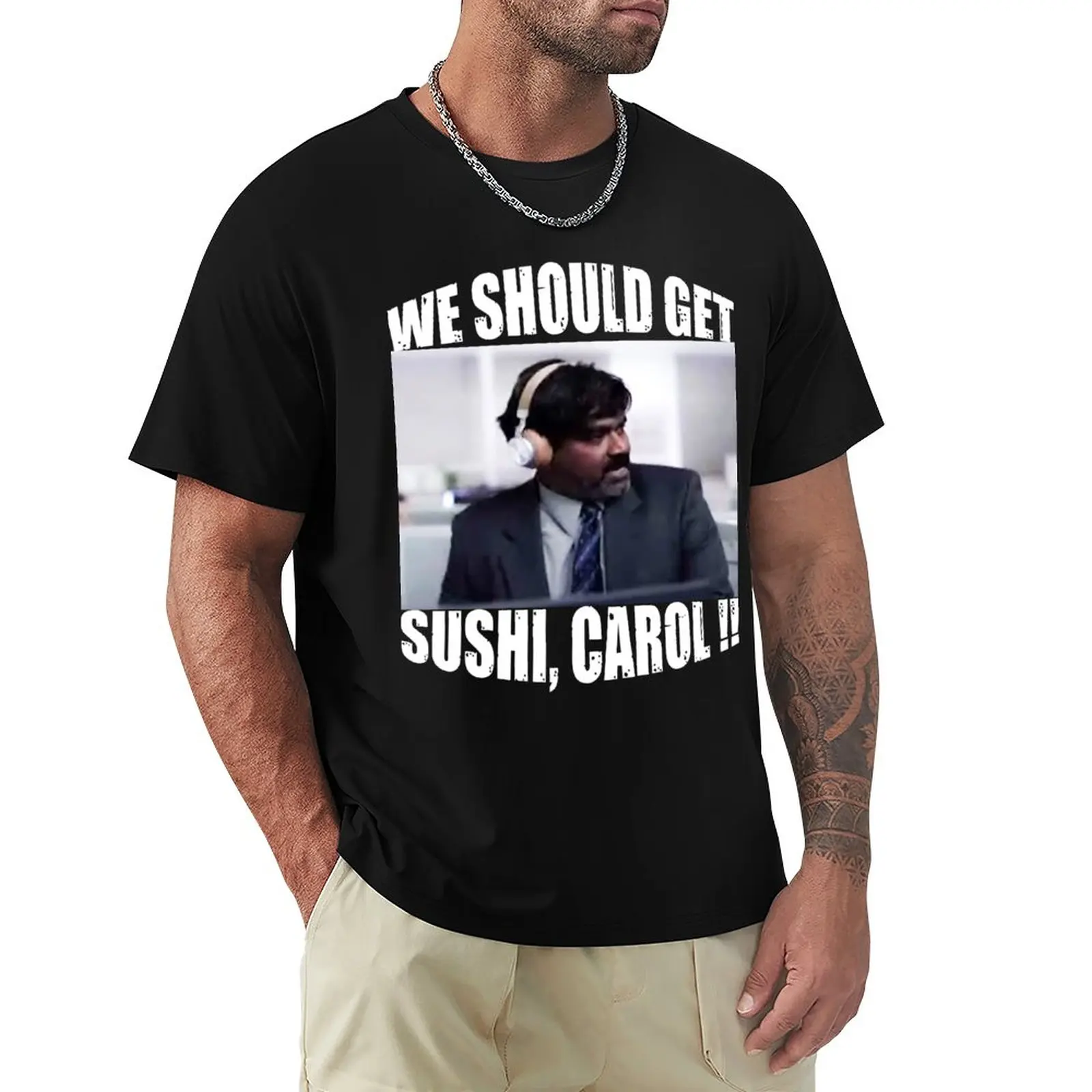 

We Should Get Sushi Carol, funny meme 2023 gifts T-Shirt summer clothes hippie clothes summer top mens clothes