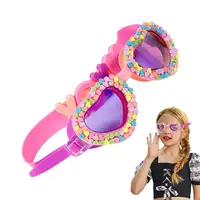 Waterproof Children's Swimming Goggles Cartoon Heart Shape UV Fogging Proof Swim Glasses Anti Fog Swim Eyewear For Kids Gifts 1