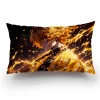 Hot Anime Comics Kimetsu Yaiba Pillow Covers Cartoon Sofa Decorative Home Double-sided Printing Short Plush Cute Cushion Cover 3