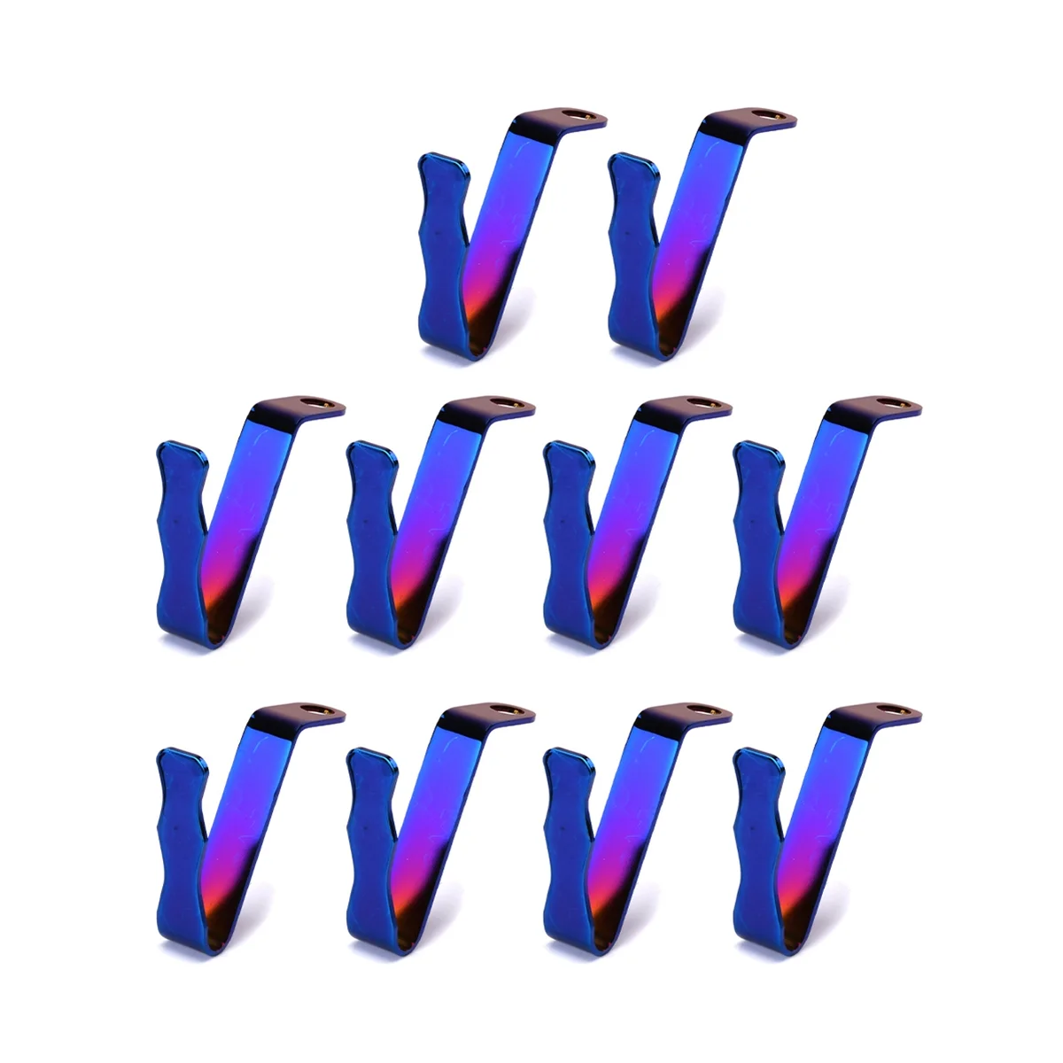 

Motorcycle Helmet 10mm Holes Big Hook Universal Stainless Steel Color Titanium Motorcycle Hook Convenient Hook