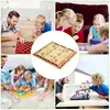 Chinese Chess Board Game Foldable Wooden 2 Player Board Games For Adults Chinese Chess Xiangqi Travel Game Set With Wooden Chess 5