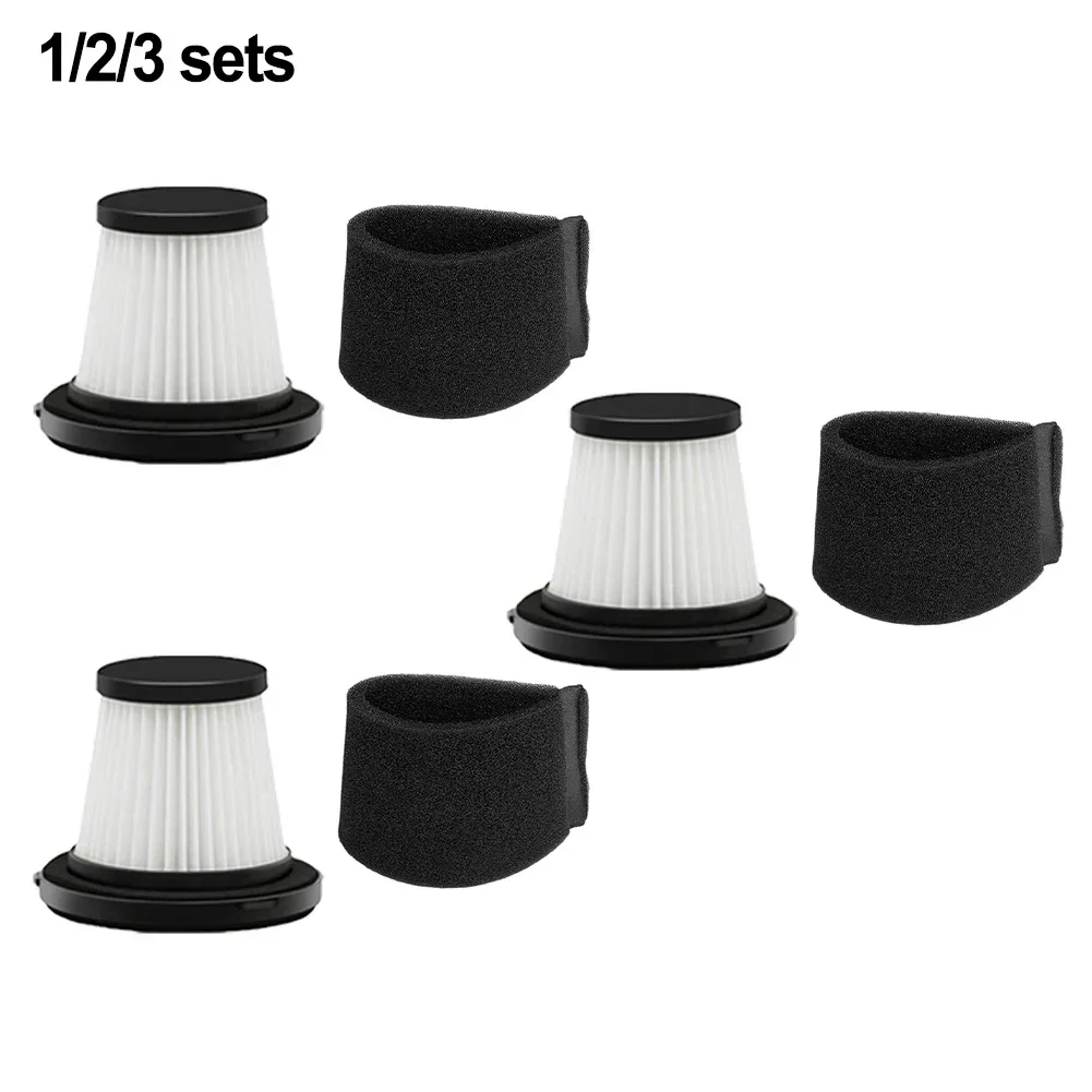 1/2/3 Pcs Set Filters Washable And Reusable For Morse G10 Cordless Sweeping Roboat Vacuum Cleaner Accessories Spare Parts