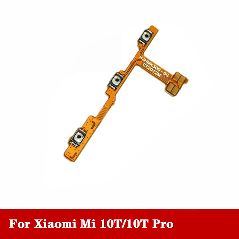 

Side Power ON OFF Volume Key Button Switch Flex Cable For Xiaomi Mi 10T/10T Pro Ribbon Replacement Repair Spare Parts
