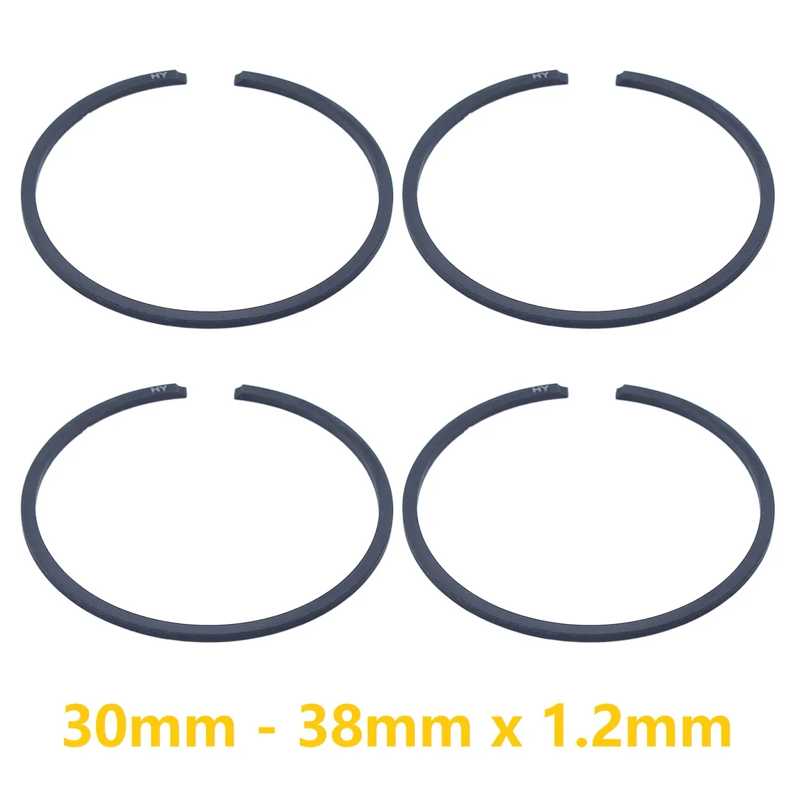 4pcs 피스톤 링 1.2mm 30mm 31mm 32mm 32.2mm 33mm 33.3mm 33.35mm 33.5mm 34mm 전기 톱 트리머 용 더 많은..