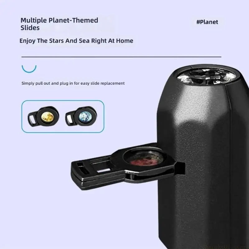 우주 테마의 USB 프로젝터 조명으로 사실적인 성운과 행성 디스플레이 생성