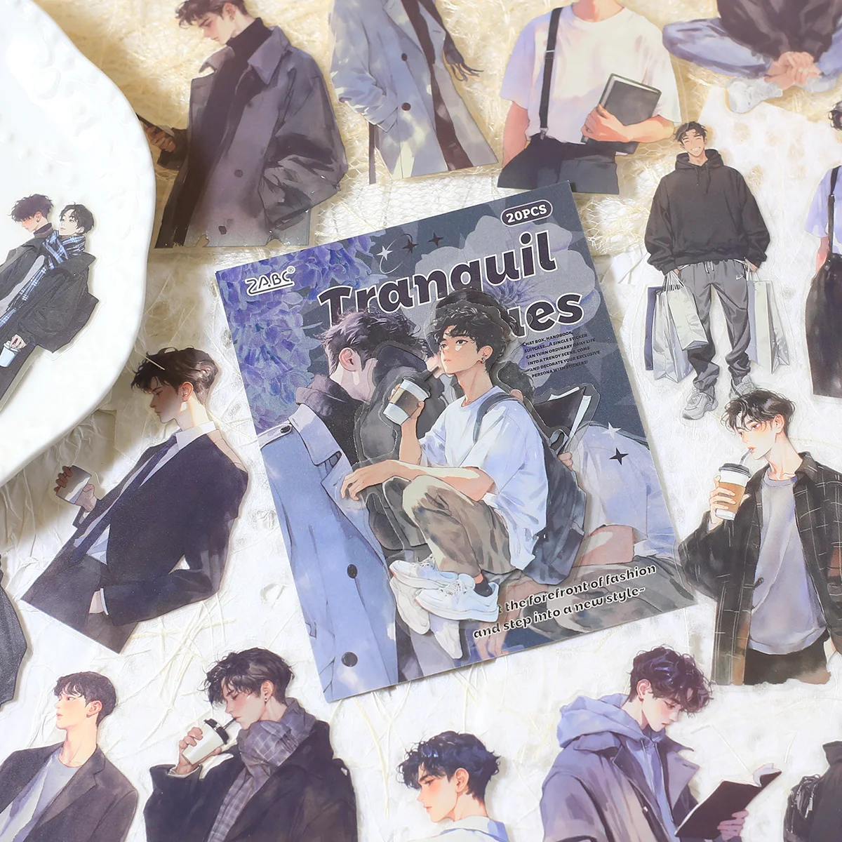 20 قطعة من ملصقات القصاصات الشفافة للحيوانات الألي...