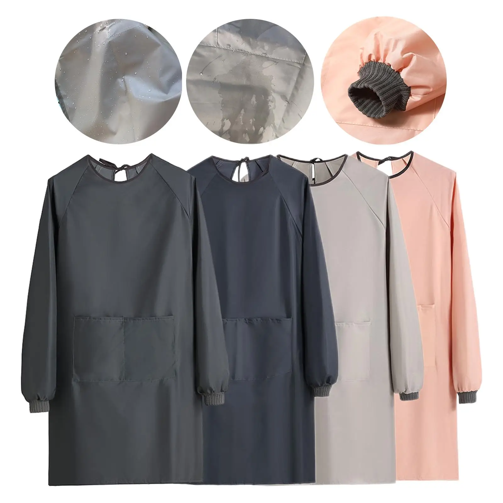 긴 소매 반려동물 그루밍 앞치마, 헤어 컷, 방수 반려동물 목욕 작업장, 개 고양이