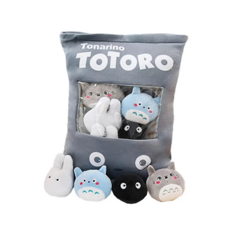 8 шт./лот 18 видов конструкций креативная плюшевая игрушка Totoro закуска Подушка