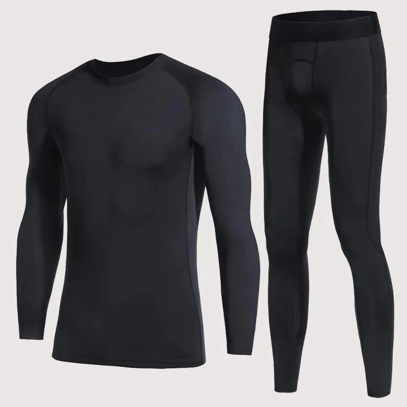 

2023 Spring Autumn Men Quick Dry T Shirts Long Sleeve Fitness Tights Breathable Top Bodybuilding Sports Tee Gym