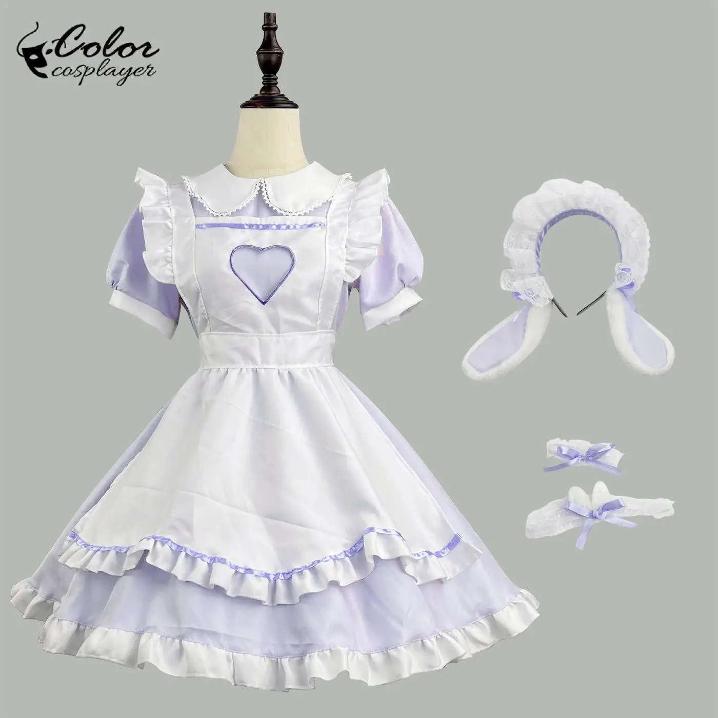 Lolita Cosplay Costumes For Women Girls Party Outfit Color Cosplayer Dress Maid Suits