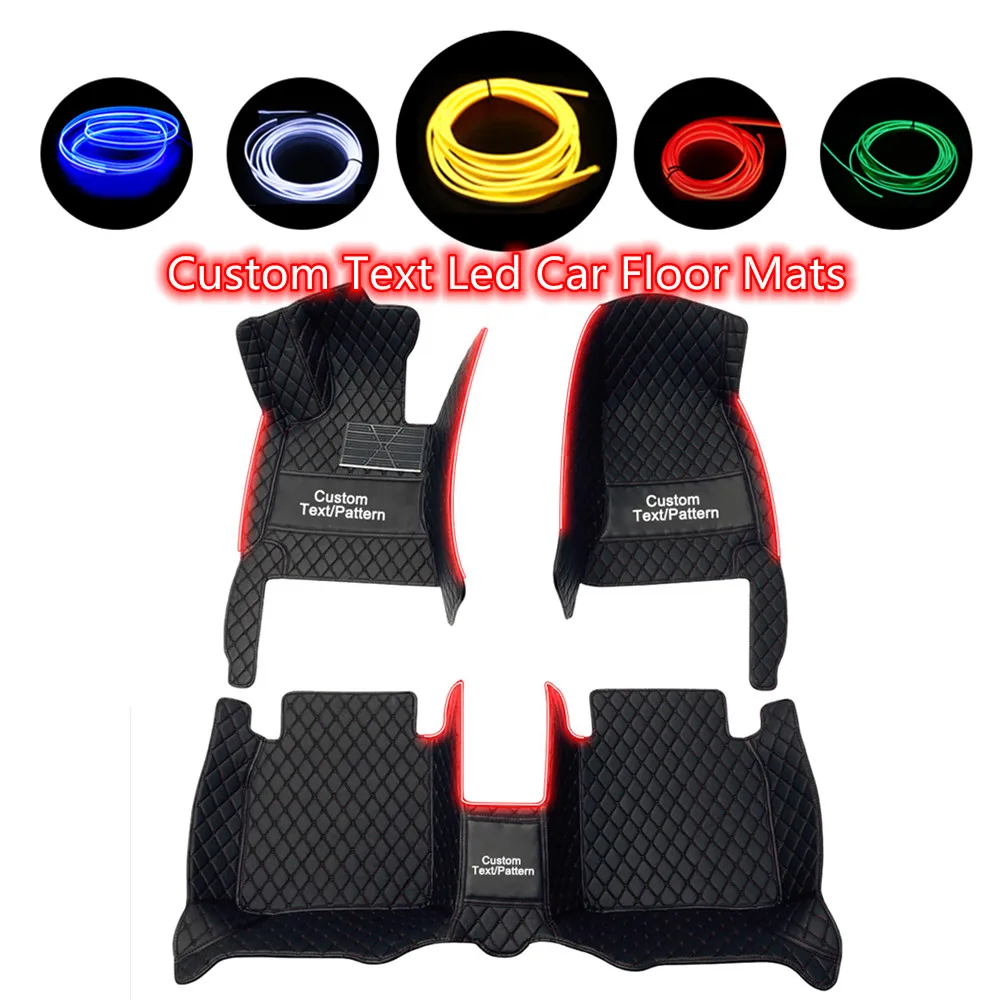 Led Car Floor Mats For KIA Carens Camival Seltos Sedona Carnival Morning Mohave KX5 VQ K9 Quoris