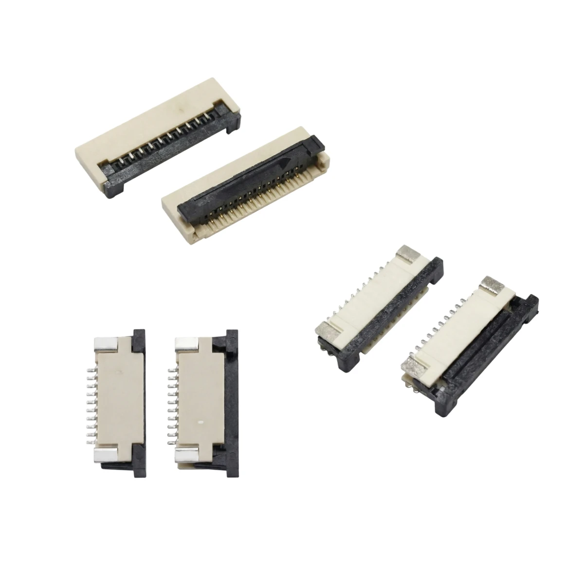10Pcs FFC/FPC 커넥터 소켓 1.0mm 플립 커버/위/아래 연결 4/6/8/10/12/14/15/16/18/20/22/24/26/28/30/32P
