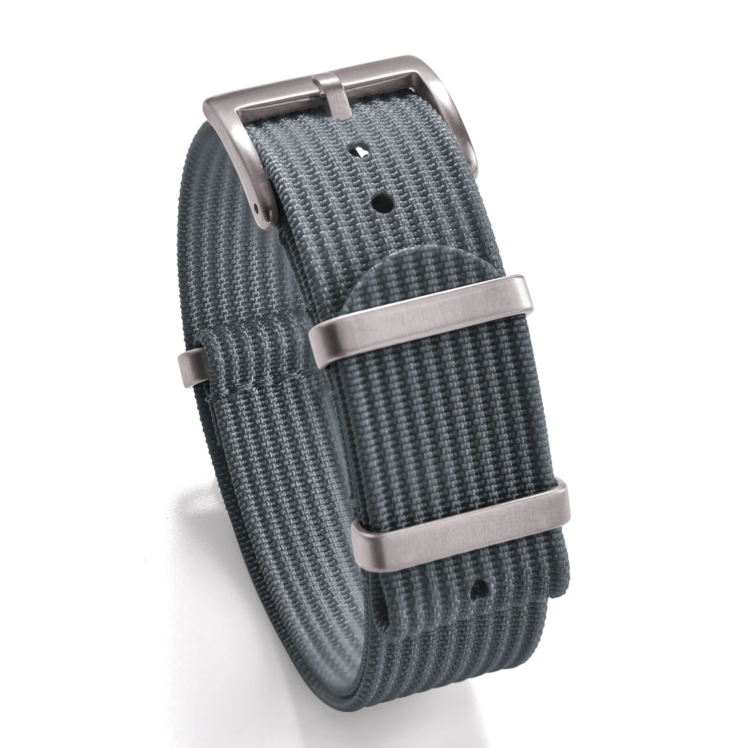 Ribbed Nylon Canvas Watch Strap - Universal Men's Sport Bracelet
