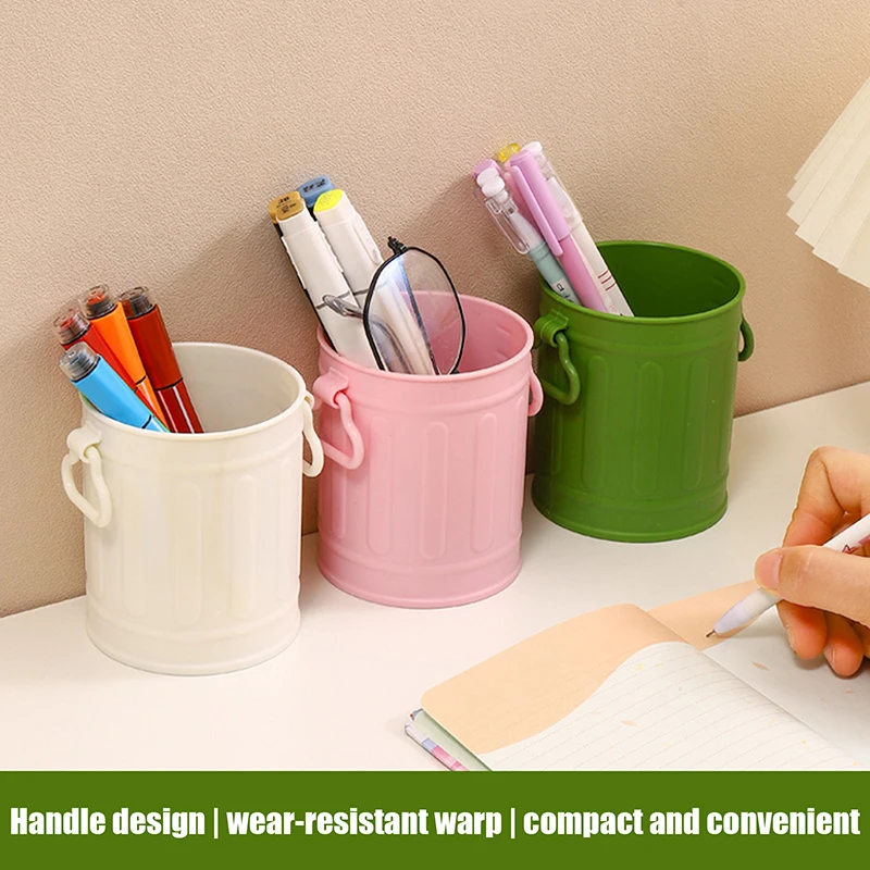 DIY Funny Large Mouth Pen Holder Cute Large-capacity Pencil Holder Durable Stationery Container Makeup Brush Storage Bucket pen holder pen and brush holder brush holder