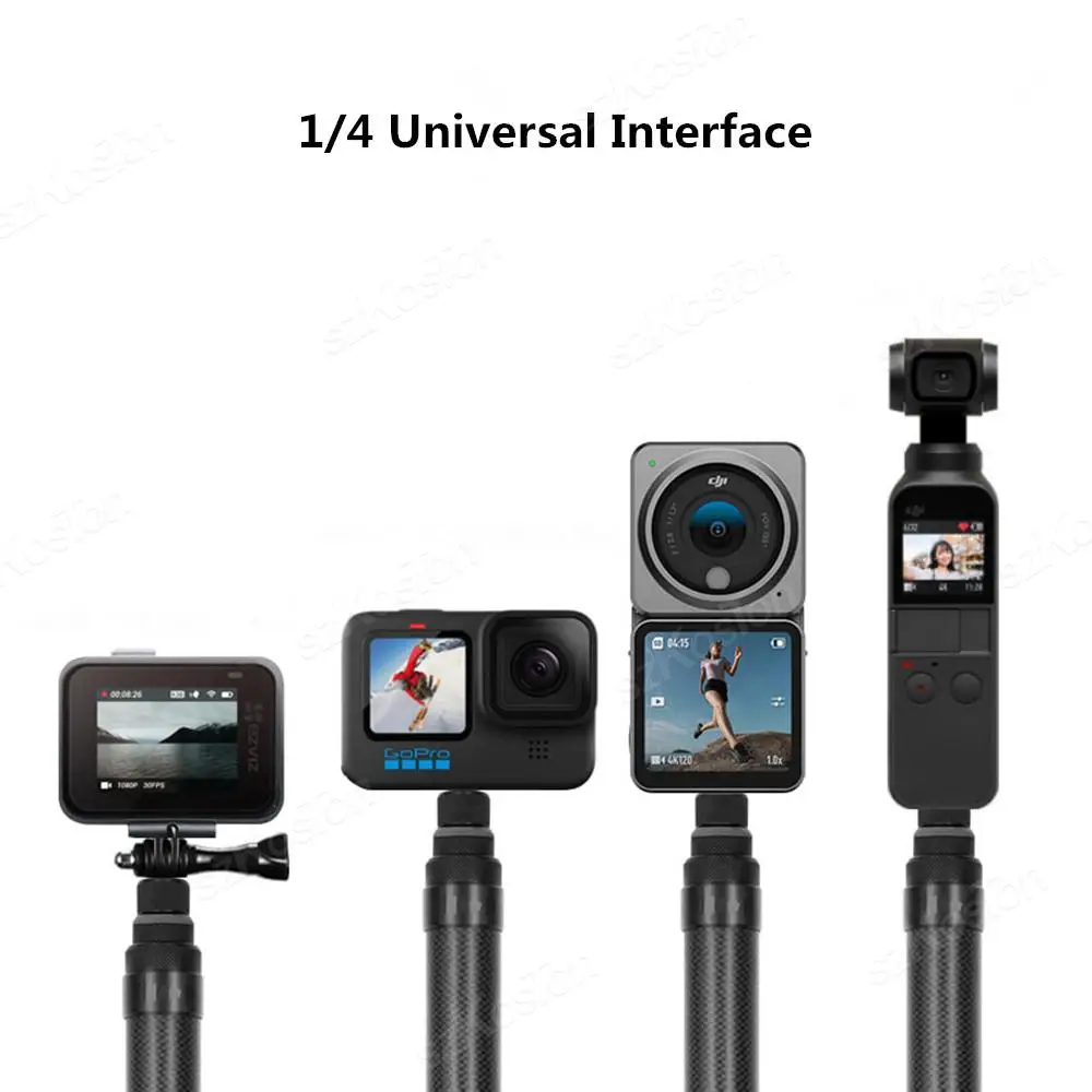 Rotating Handle Aluminum Selfie Stick with Tripod Base