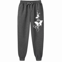 Female Printing Casual Versatile Women Pants Trendy Hip Hop Trousers With Drawstring Pockets Sweatpants - Image 6